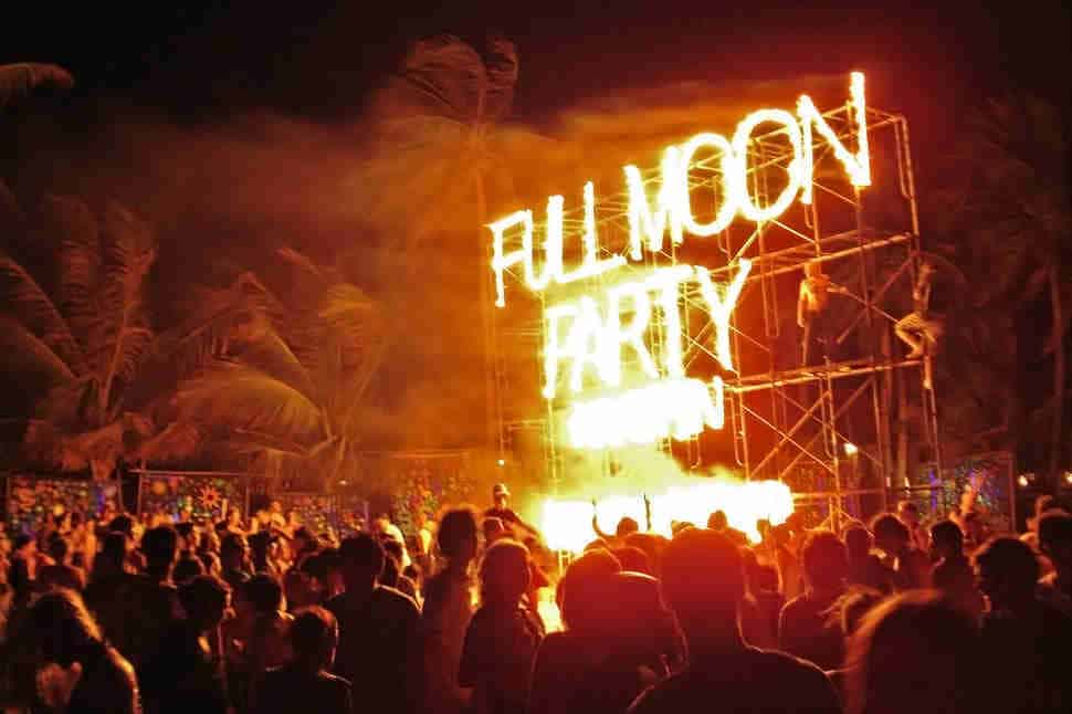 full moon party thailand