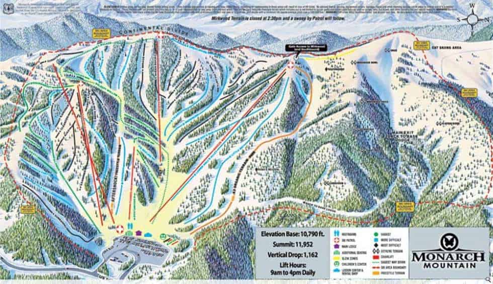 monarch ski camping