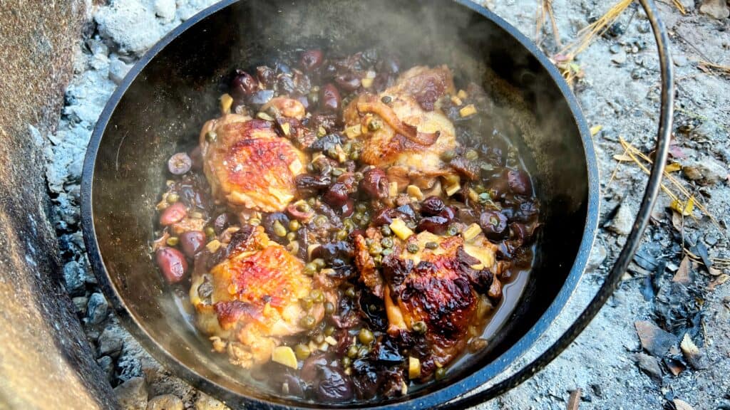 Camp Cooking with a Dutch Oven - Champagne Tastes®