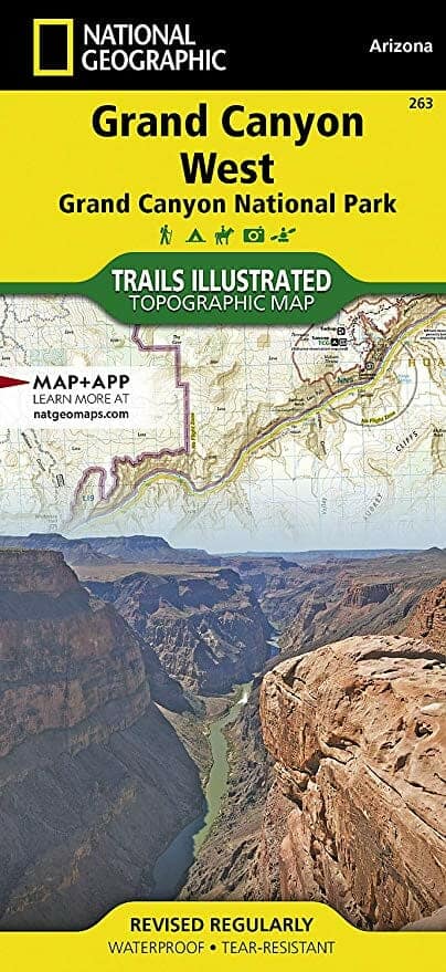 Grand canyon topo map