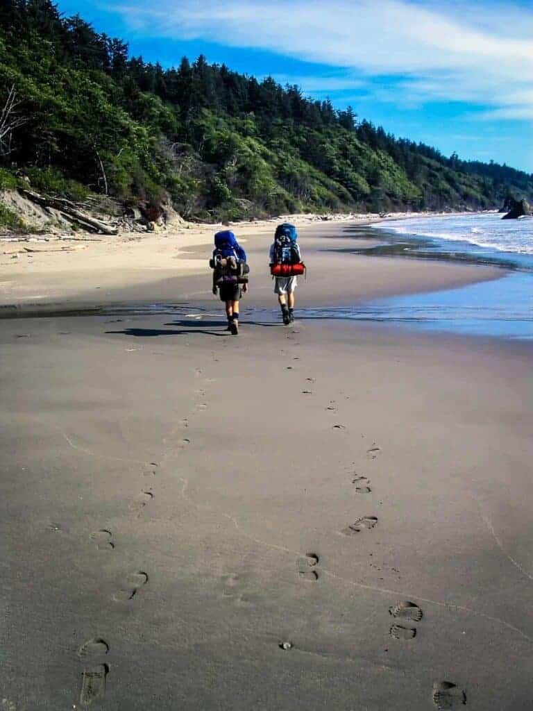 hiking washington coast