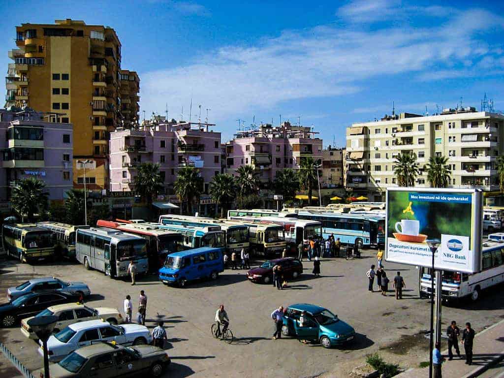 ALBANIA BUS STOPS AND BUS STATIONS
