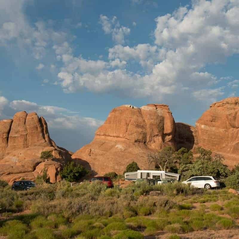 ARCHES NATIONAL PARK CAMPING