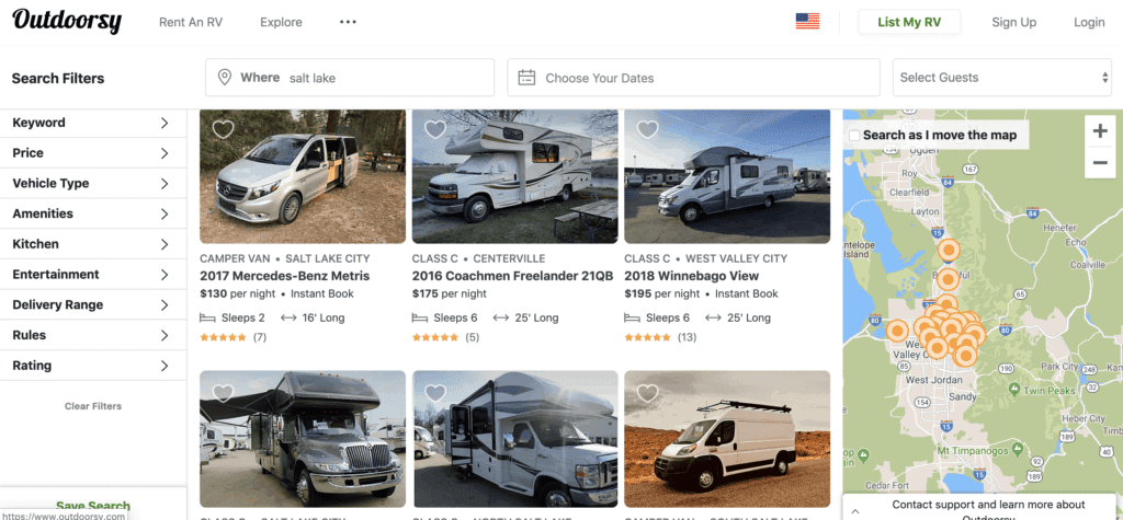FINDING THE RIGHT RV OR CAMPERVAN RENTAL
