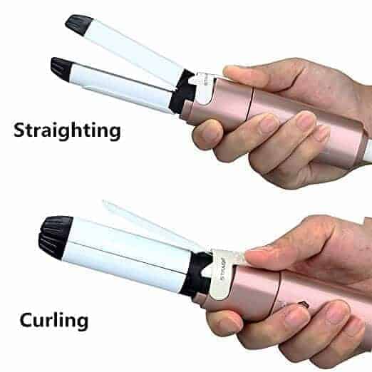 PORTABLE HAIR STRAIGHTENER AND CURLER
