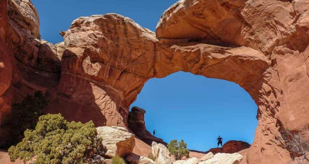 SAND DUNE AND BROKEN ARCH
