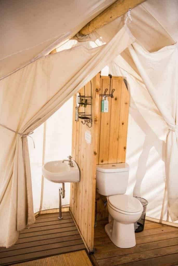 glamping under canvas