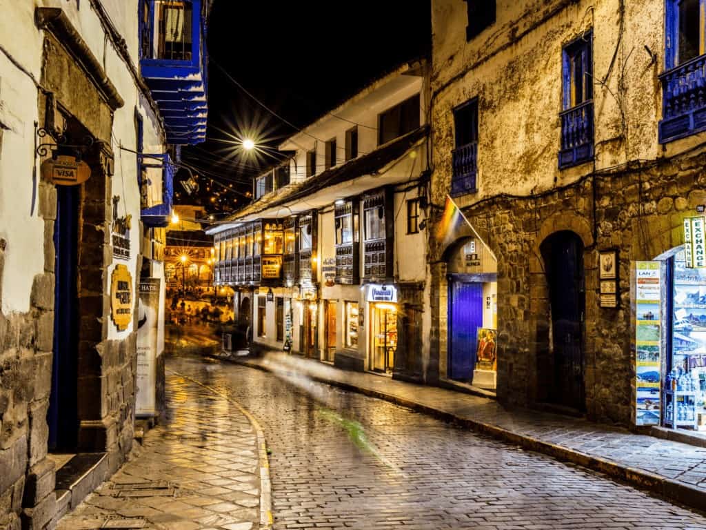 downtown cusco peru