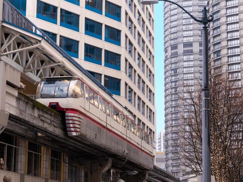 unique seattle monorail downtown seattle