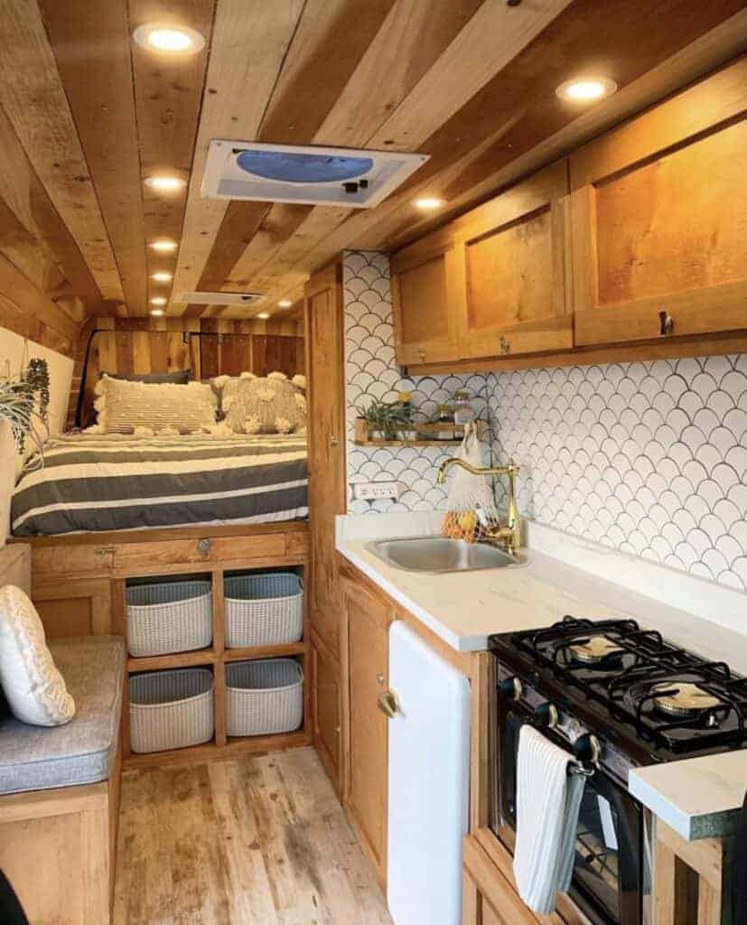 storage cabinets in van