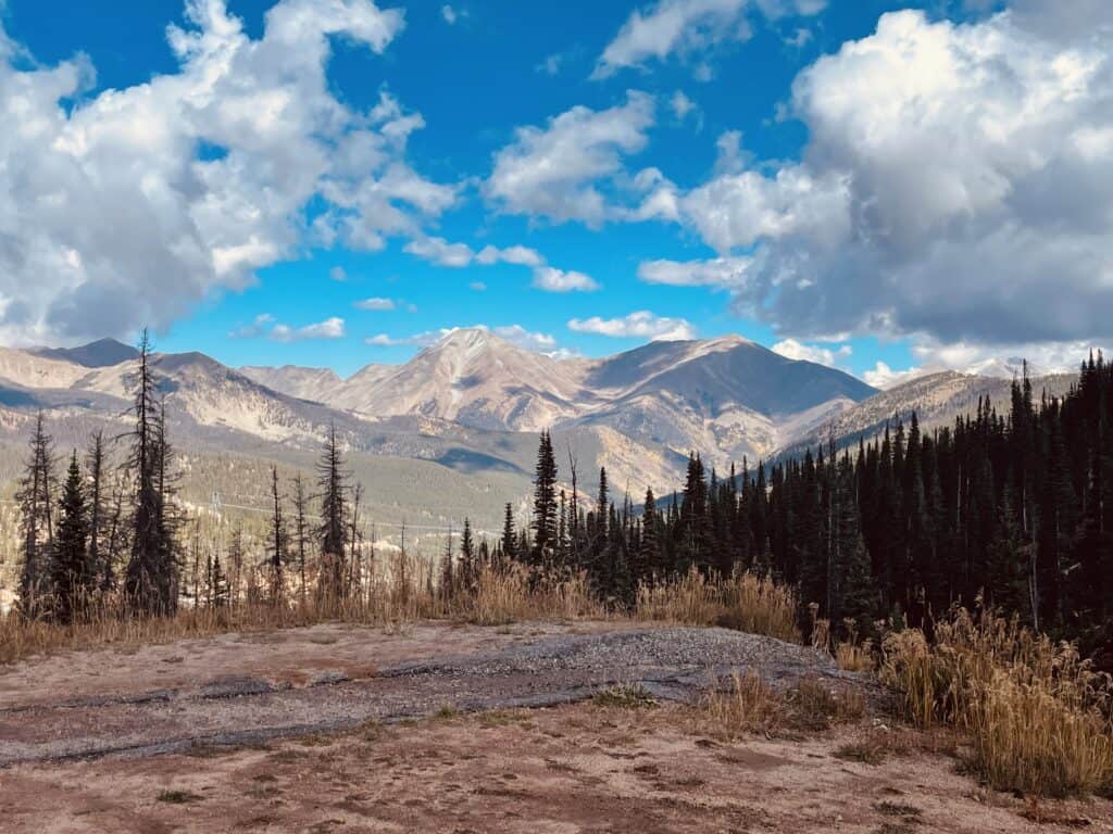 salida mountain views