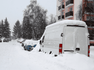 winter vanlife