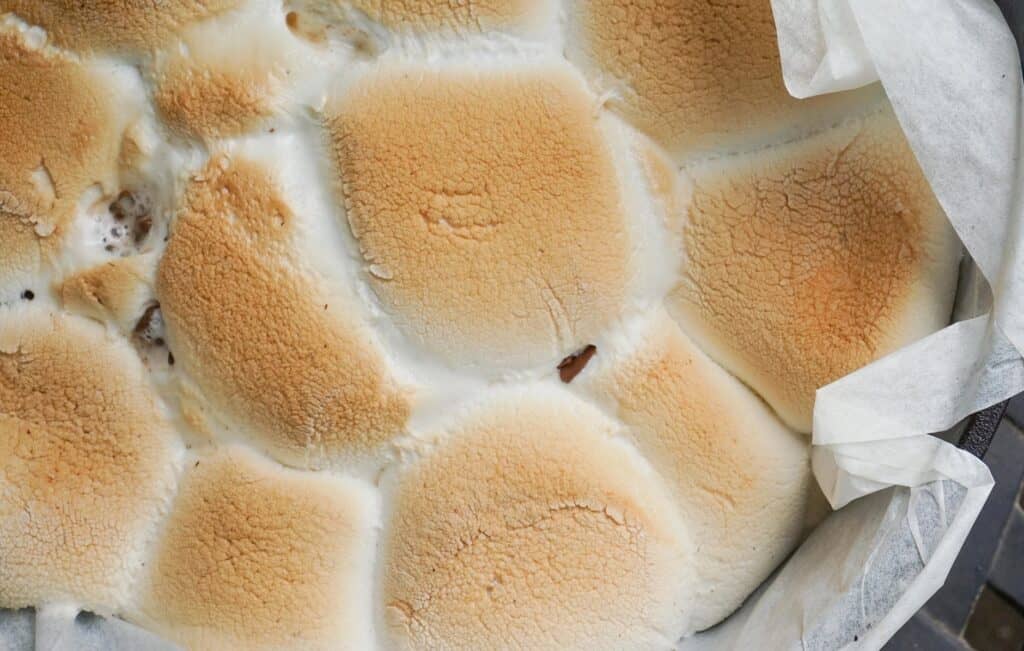 dutch oven s'mores cake