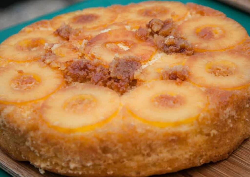 dutch oven pineapple upside down cake
