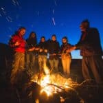 camping thanksgiving dinner