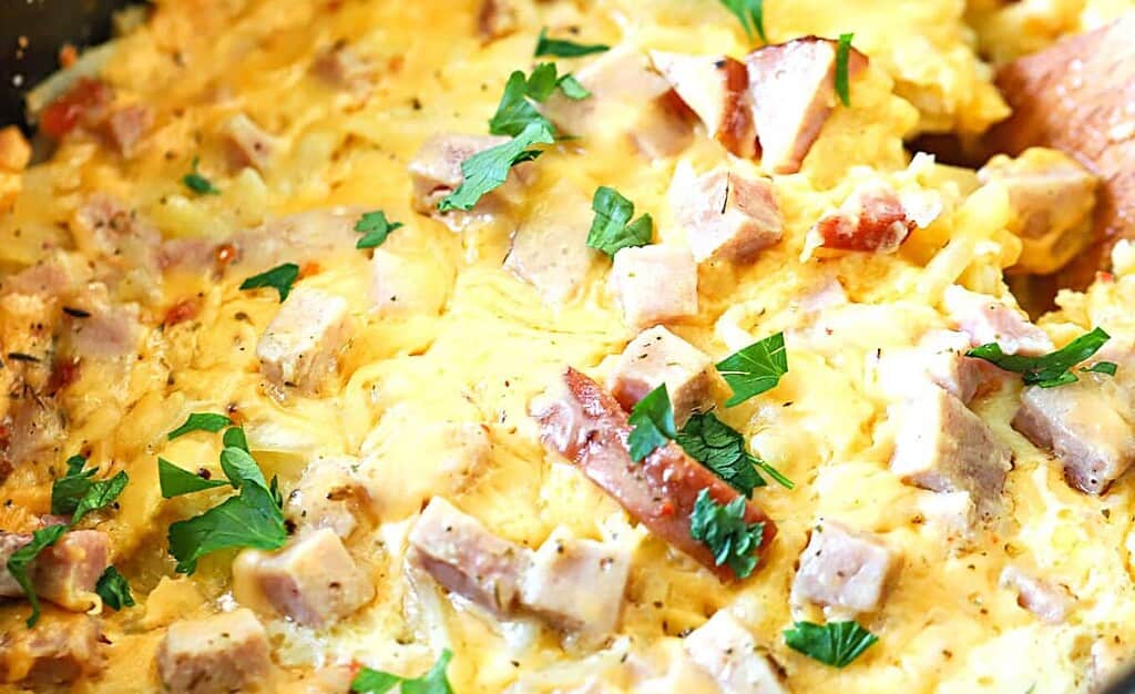 Crockpot camping Breakfast Casserole