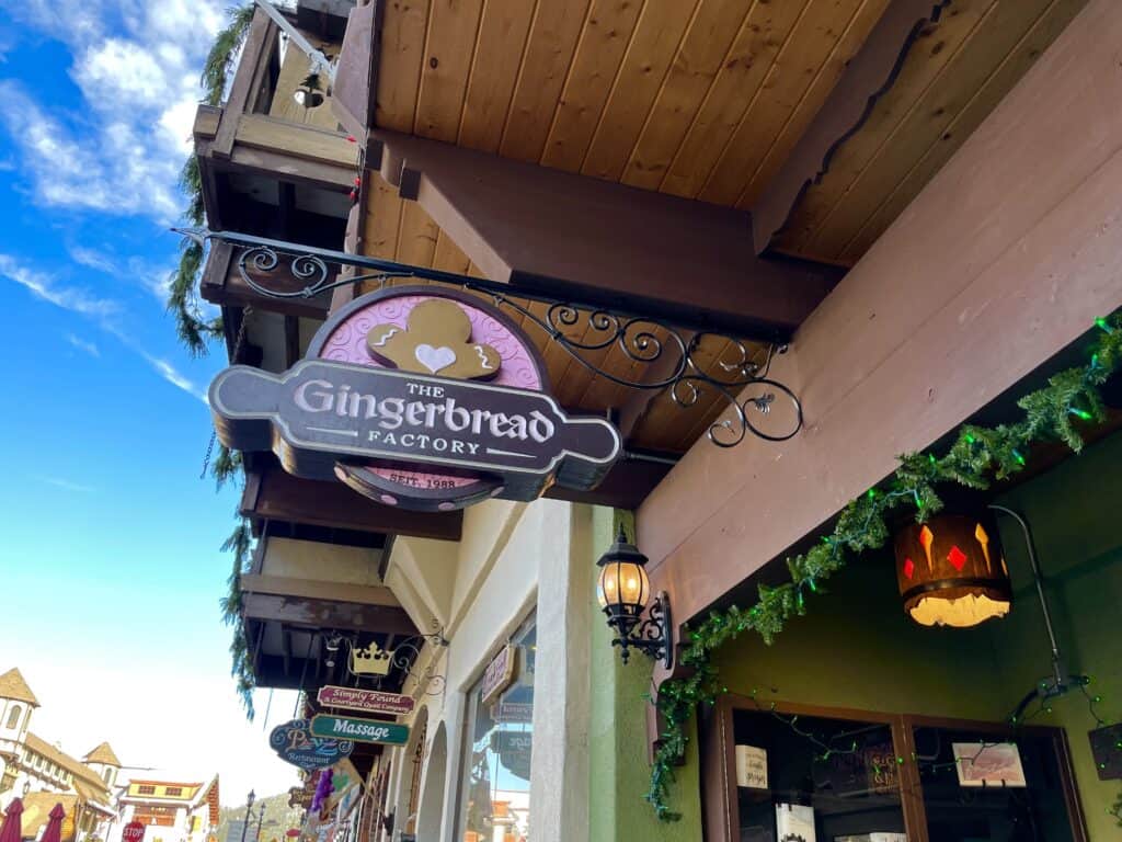 gingerbread factory in leavenworth