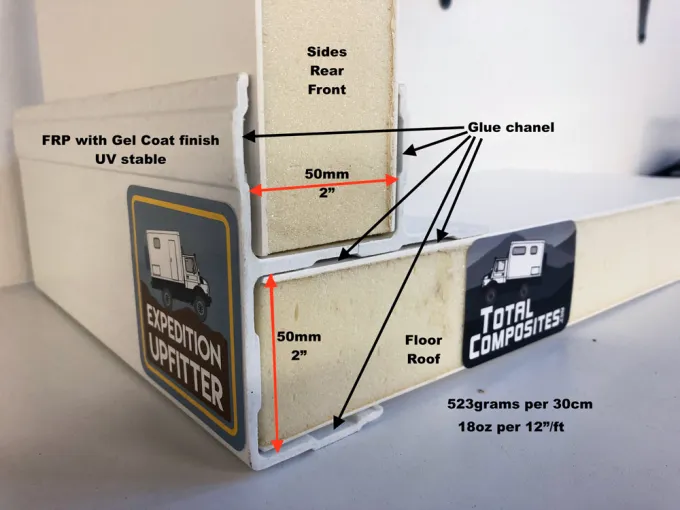 total composites overland camper box