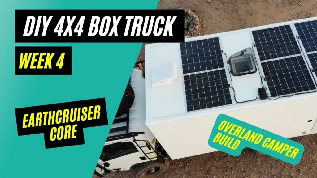 diy box truck build week 4