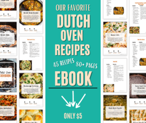 camping dutch oven recipes ebook